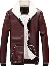 Men's Long Sleeves Winter Leather Jacket