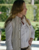 Samantha Tolj A Perfect Pairing 2022 Hazel Walsh White Quilted Vest