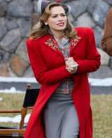 Bethany Joy Lenz A Biltmore Christmas Red Coat Bethany Joy Lenz A Biltmore Christmas Red Coat