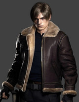 Leon Kennedy Resident Evil 4 Leather Jacket