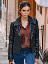 Nina Dobrev The Bricklayer 2024 Jacket Nina Dobrev The Bricklayer 2024 Jacket