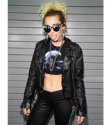 Miley Cyrus iHeart Radio Music Festival Black Jacket
