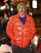 Wolves 2024 Brad Pitt Orange Puffer Jacket Wolves 2024 Brad Pitt Orange Puffer Jacket