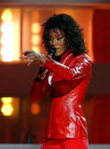Whitney Houston Red Jacket