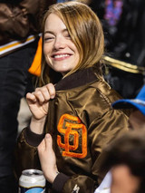 Emma Stone Padres Jacket