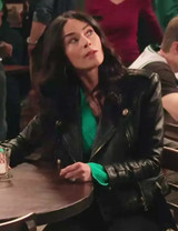 Julia Mariano Extended Family Abigail Spencer Black Jacket