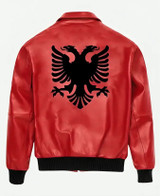 Drake Albanian Flag Red Jacket