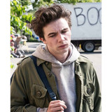 WAYNE SHARK GREEN COTTON JACKET WAYNE SHARK GREEN COTTON JACKET