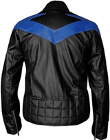 Dick Grayson Night THE WING Halloween Leather Jacket