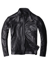 Men’s Black Classic Biker Vintage Leather Jacket Men’s Black Classic Biker Vintage Leather Jacket