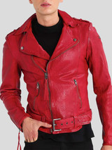 Mens Fashion Wear Leather Motorcycle Jacket