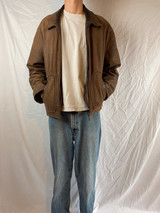 Men Real Leather Brown Jacket Men Real Leather Brown Jacket