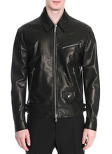Black Stylish Lambskin Leather Jacket