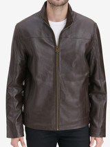 Brown Biker Mens Leather Jacket Brown Biker Mens Leather Jacket