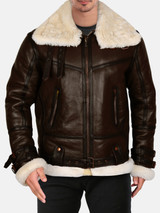 Men's Champ Deep Brown Shearling Leather Jacket