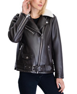 Black Real Leather Fur collar leather Jacket for Women Black Real Leather Fur collar leather Jacket for Women