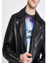 Men Biker Leather Jacket