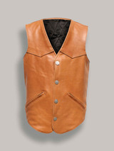 Men Camel Brown Western Style Brown Vest Men Camel Brown Western Style Brown Vest