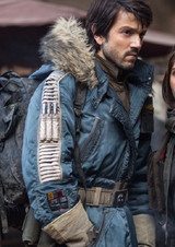 Men’s Star Warrior Cassian Andor Ritzy Blue Parka Jacket