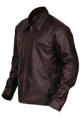 Men’s Barack Obama Phenomenal Choco-Brown Leather Jacket