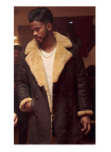 Men’s Trevor Youngblood Brownish Shearling Leather Jacket