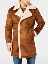 Men's Faux-Shearling Overcoat