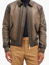 Mens Dashing PU Blouson Leather Jacket Mens Dashing PU Blouson Leather Jacket