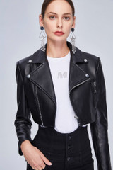 Womens Biker Zipper Leather Jacket Womens Biker Zipper Leather Jacket