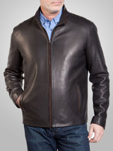 Mens Black Leather Shiny Jacket Mens Black Leather Shiny Jacket