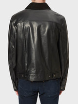 Black Leather Biker Real Leather Jacket