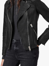 Womens Black Leather Biker Jacket Womens Black Leather Biker Jacket