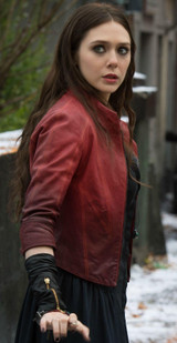 Avenger Scarlet Witch Hot-Red Leather Jacket