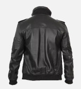 Men's Vintage Leather Bomber Jacket Men's Vintage Leather Bomber Jacket