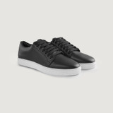 Men's Low Top Black Leather Sneakers Men's Low Top Black Leather Sneakers