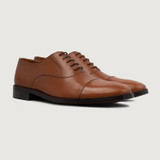 Professor Oxford Tan Brown Leather Shoes
