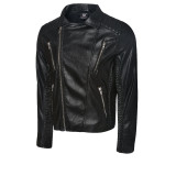 Finn Balor Wrestler Black Leather Logo Jacket