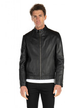 Men's Hugo Black Leather Jacket