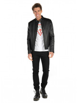 Men's Hugo Black Leather Jacket