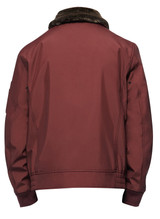 Maroon Aviator Polyester Jacket