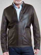 Mens Stylish Brown Leather Jacket Mens Stylish Brown Leather Jacket