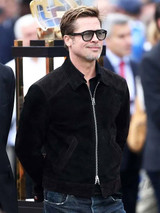 F1 Brad Pitt Suede Leather Jacket F1 Brad Pitt Suede Leather Jacket