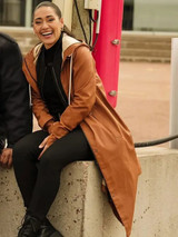 Joséphine Jobert Saint-Pierre 2025 Brown Coat