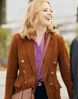 Alexandra Breckenridge Virgin River S06 Brown Blazer Alexandra Breckenridge Virgin River S06 Brown Blazer