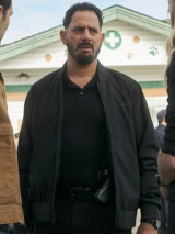 The Hunting Party Patrick Sabongui Black Bomber Jacket The Hunting Party Patrick Sabongui Black Bomber Jacket