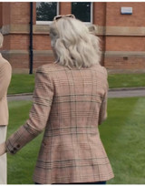 Denise Gough The Stolen Girl 2025 Elisa Blix Plaid Blazer