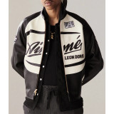 LeBron James Aimé Leon Dore biker Leather Jacket