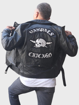 Tom Hardy The Bikeriders Johnny Vandals Chicago Black Leather Jacket