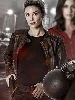 Mora Hostile Takeover Aimee Stolte Black Leather Jacket