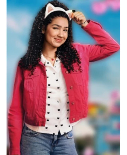 Laila Lockhart Kraner Gabby’s Dollhouse: The Movie Pink Trucker Jacket Laila Lockhart Kraner Gabby’s Dollhouse: The Movie Pink Trucker Jacket