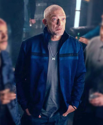 Luis Scorpex Banger Vincent Cassel Blue Track Jacket